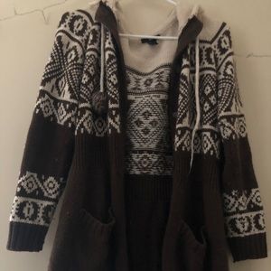 Long H&M cardigan. Size L Perfect for winter & fall.